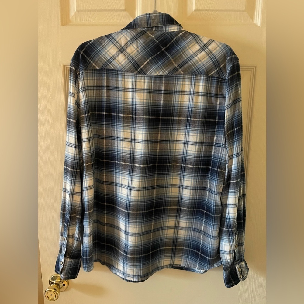 Jachs Girlfriend snap button shirt • women’s large - Picture 7 of 9